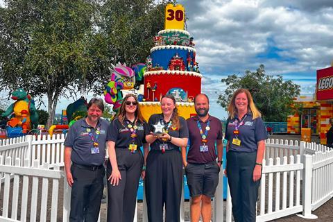 LEGOLAND® Windsor Resort team with their trophy
